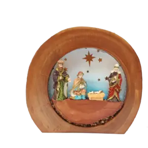 مزود - جذع شجرة مضئ