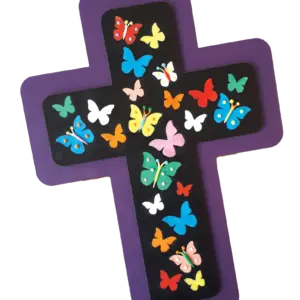 صليب فراشات