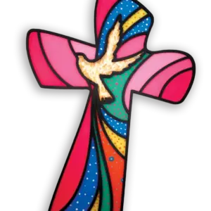 صليب الفرح - صلصال ملون