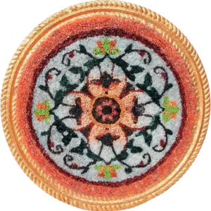 فسيفساء صليب زهرة الكولومبين